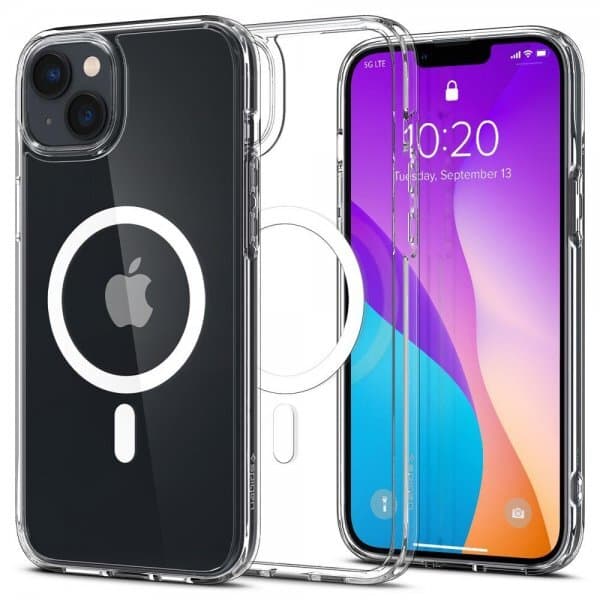 Spigen iPhone 14 Cover Ultra Hybrid MagFit Hvid