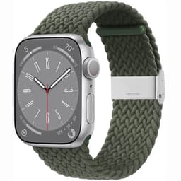 Flätat Elastiskt Armband Apple Watch 8 (41mm) - Army
