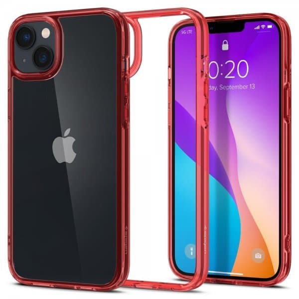 Spigen iPhone 14 Plus Skal Ultra Hybrid Red Crystal
