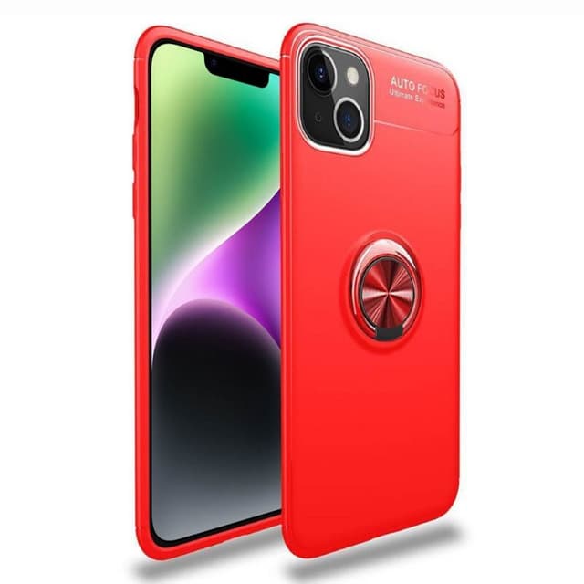 Slim Ring Case Apple iPhone 14 Plus - Röd