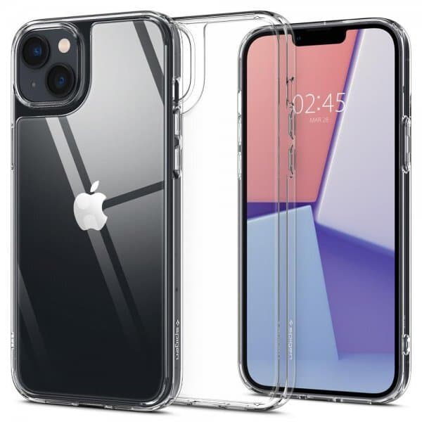 Spigen iPhone 14 Plus Deksel Quartz Hybrid Crystal Clear