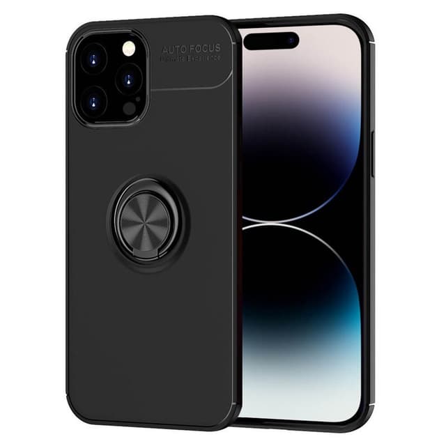 Slim Ring Cover Apple iPhone 14 Pro Max - Sort