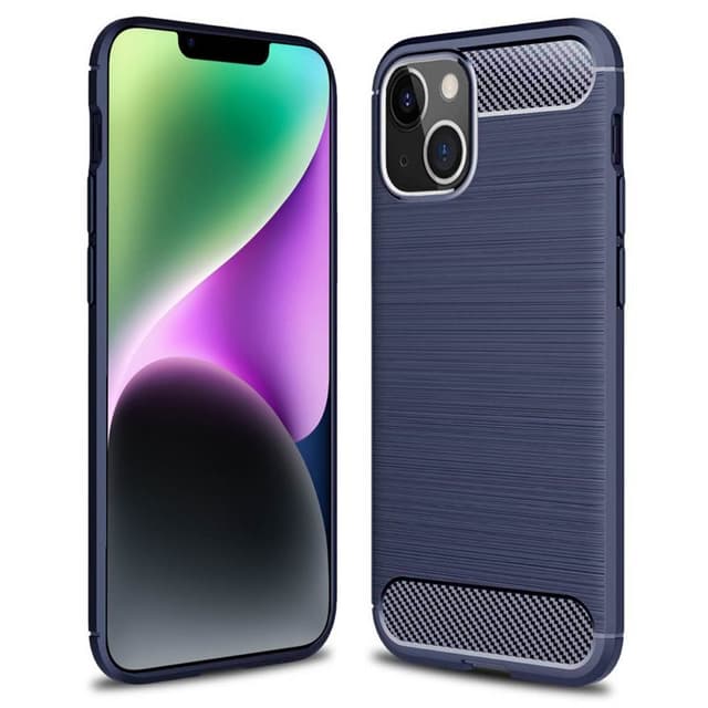 Borstat silikon skal Apple iPhone 14 Plus - Blå