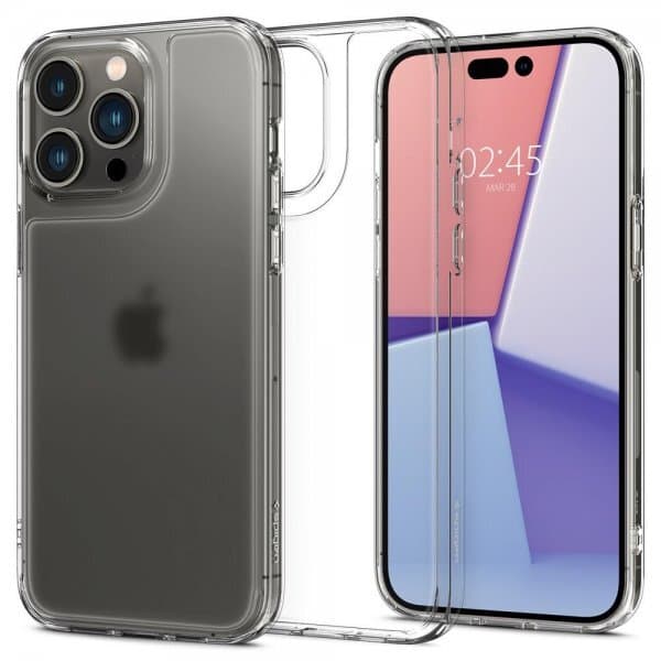 Spigen iPhone 14 Pro Skal Quartz Hybrid Matte Clear