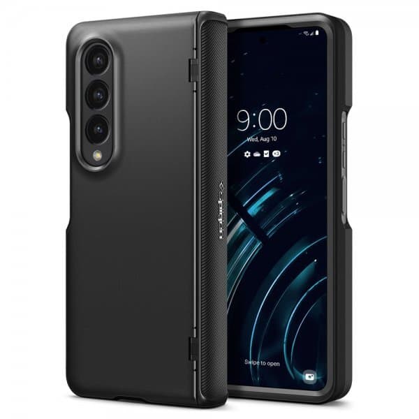 Spigen Samsung Galaxy Z Fold 4 Kuori Slim Armor Pro Musta
