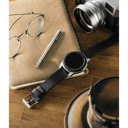 Ringke Samsung Galaxy Watch 20mm Armbånd Leather One Classic Band Svart