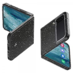 Spigen Samsung Galaxy Z Flip 4 Deksel AirSkin Glitter Crystal Quartz