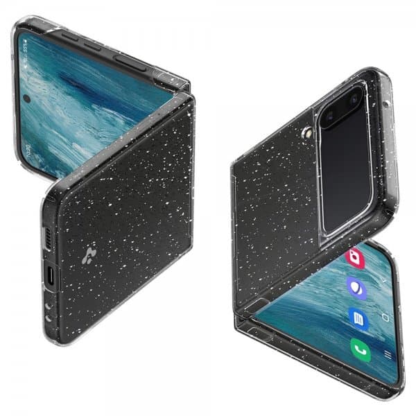 Spigen Samsung Galaxy Z Flip 4 Skal AirSkin Glitter Crystal Quartz