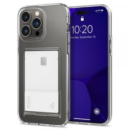 Spigen iPhone 14 Pro Max Deksel Crystal Slot Crystal Clear