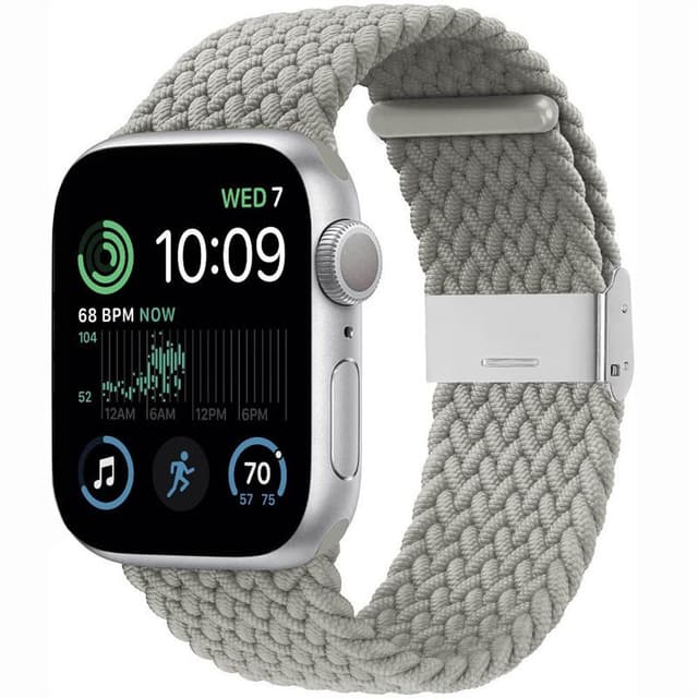 Flettet elastisk armbånd Apple Watch SE 2022 44mm - stone