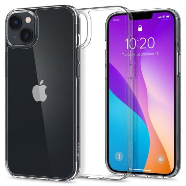 Spigen iPhone 14 Plus Skal AirSkin Hybrid Crystal Clear