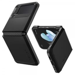 Spigen Samsung Galaxy Z Flip 4 Kuori Tough Armor Musta