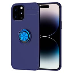Slim Ring kotelo Apple iPhone 14 Pro - Sininen
