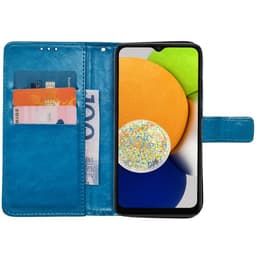 Lompakkokotelo 3-kortti Samsung Galaxy A03 - Vaaleansininen
