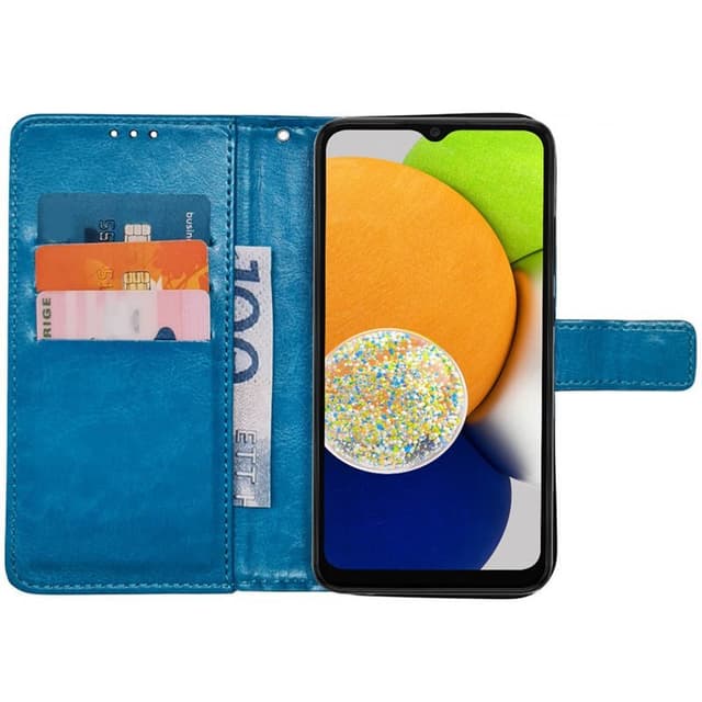 Wallet cover 3-kort Samsung Galaxy A03 - Lyseblå
