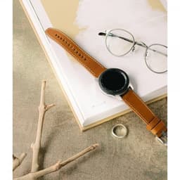 Ringke Samsung Galaxy Watch 20mm Ranneke Leather One Classic Band Ruskea