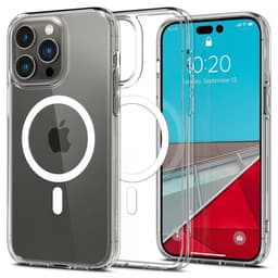 Spigen iPhone 14 Pro Max Kuori Ultra Hybrid MagFit Valkoinen