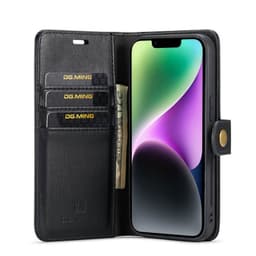 Lompakkokotelo DG-Ming 2i1 Apple iPhone 14 - Musta