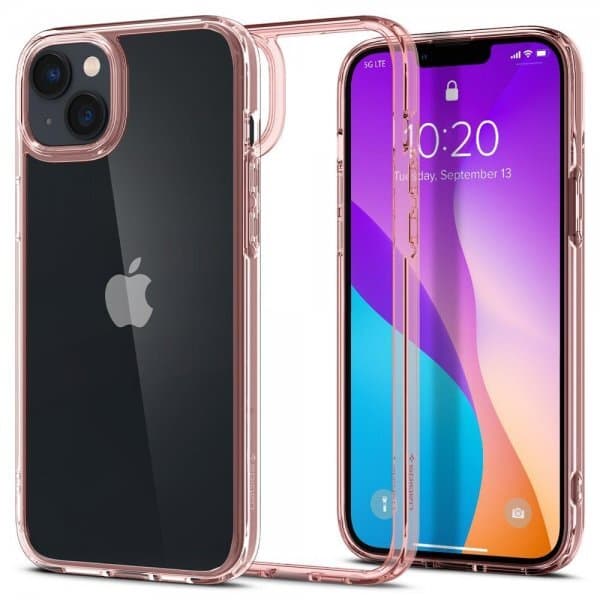 Spigen iPhone 14 Plus Deksel Ultra Hybrid Rose Crystal