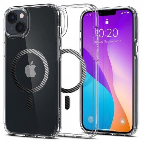 Spigen iPhone 14 Skal Ultra Hybrid MagFit Carbon Fiber