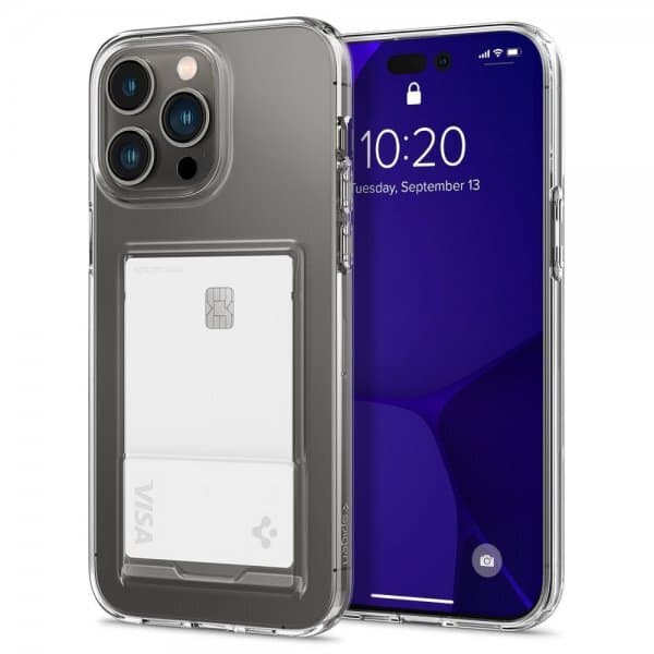 Spigen iPhone 14 Pro Cover Crystal Slot Crystal Clear
