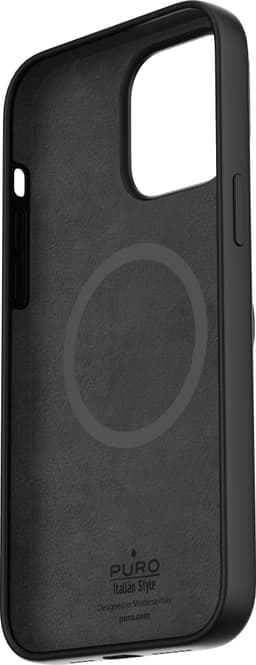 Puro Icon Mag iPhone 14 Pro Max fodral (svart)