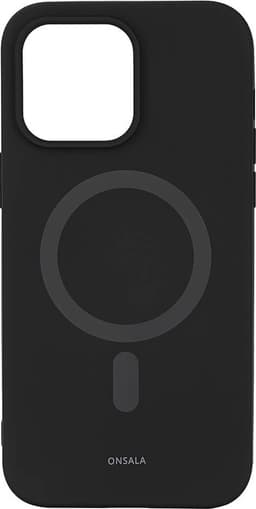 Onsala Silicone MagSeries deksel til iPhone 14 Pro Max (sort)