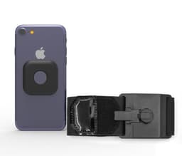 Armbånd med mobilholder Svart