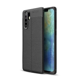 TPU-skal Litchi Grain Huawei P30 Pro - Svart