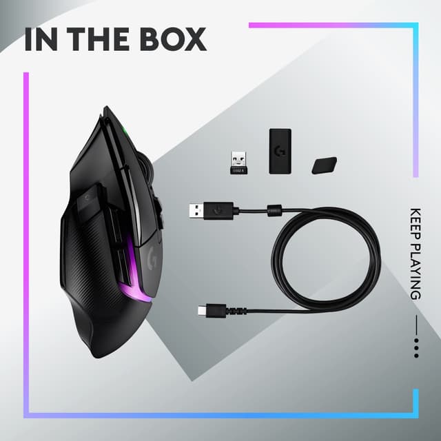 Logitech G502 X Plus trådløs gaming mus (sort) | Elgiganten