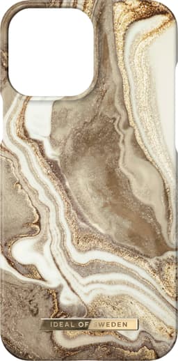 IDEAL OF SWEDEN iPhone 14 Pro Max fodral (golden sand marble)