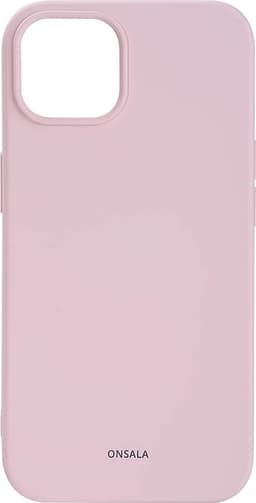 Onsala Silicone cover til iPhone 14 Plus (chalk pink)