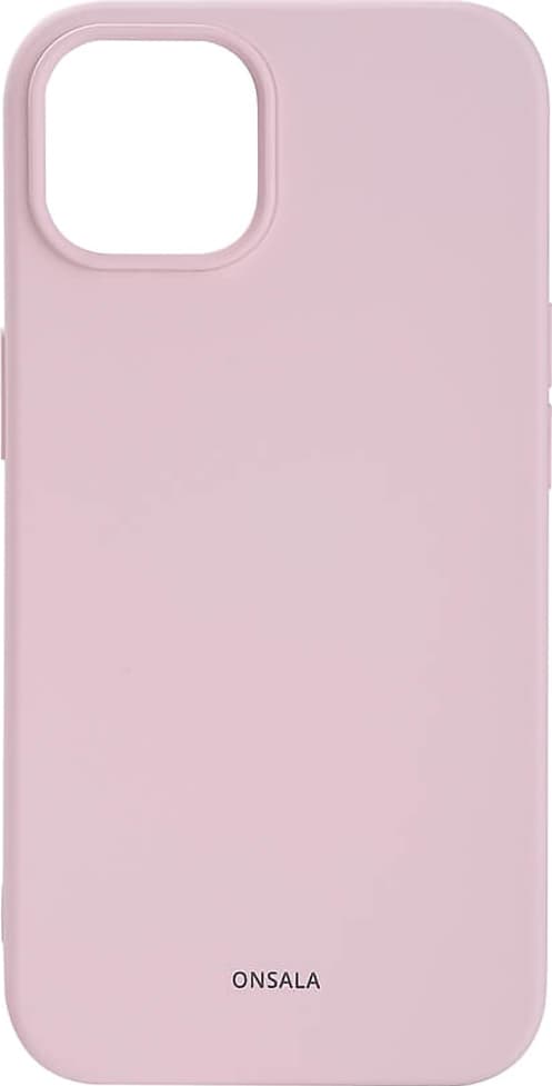 Onsala Silicone deksel til iPhone 14 Plus (krittrosa)