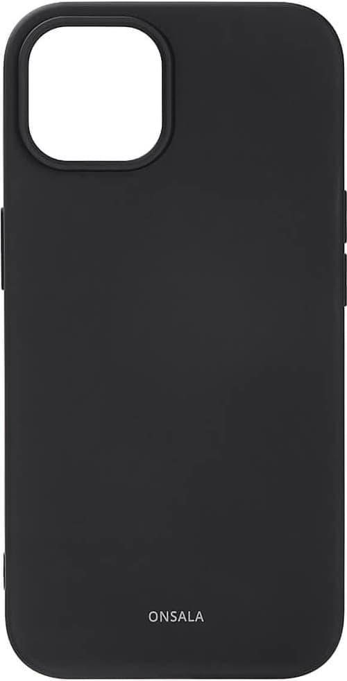 Onsala Silicone cover til iPhone 14 Plus (sort)