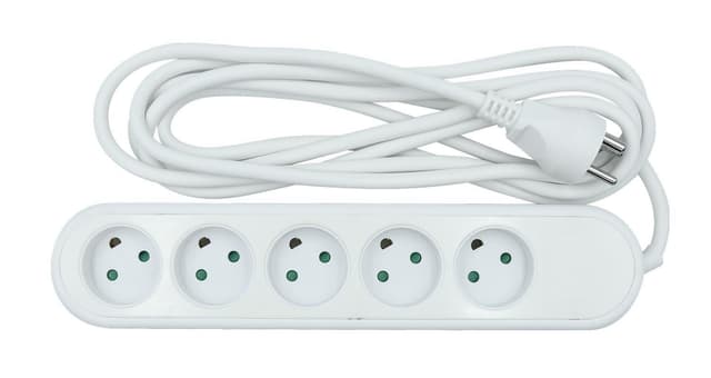 Nordic Quality Power jordat 5-vägsuttag (D),3m