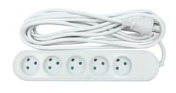 Nordic Quality Power 5-suuntainen pistorasia maadoitettu (D), 5 m