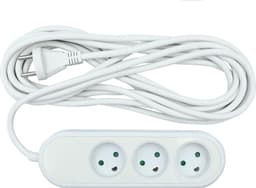 Nordic Quality Power 3-veis stikkontakt m / dummyhull (D), 5m
