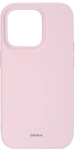 Onsala Silicone deksel til iPhone 14 Pro Max (krittrosa)
