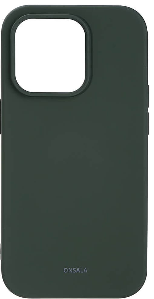 Onsala Silicone fodral till iPhone 14 Pro (olivgrönt)