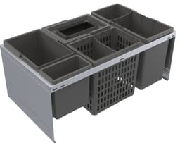 Epoq XP Cube 800 jätteiden lajittelujärjestelmä (tummanharmaa)