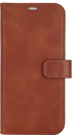 Radicover 2-i-1 plånboksfodral för iPhone 14 Plus (brun)