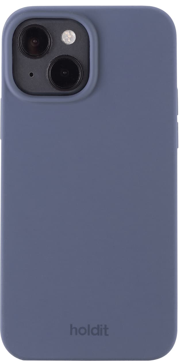 HOLDIT Silicone iPhone 14/13 fodral (blått)
