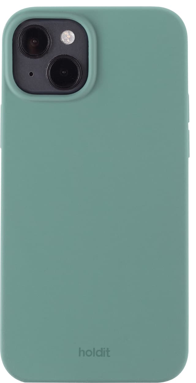 HOLDIT Silicone iPhone 14 Plus fodral (grönt)
