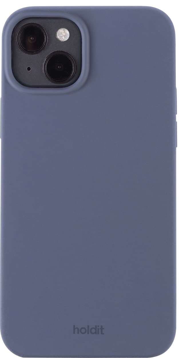 HOLDIT Silicone iPhone 14 Plus fodral (blått)