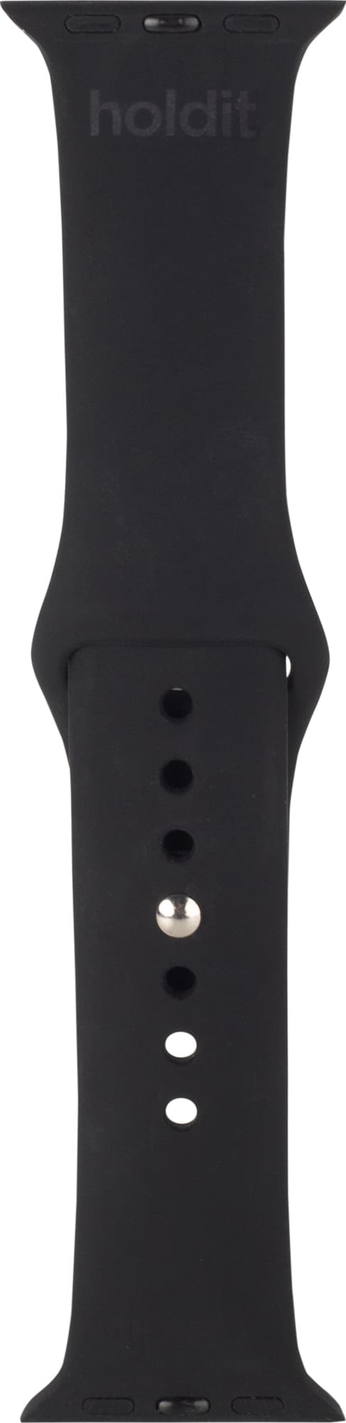 HOLDIT Apple Watch Silicone Band 42-49mm (svart)