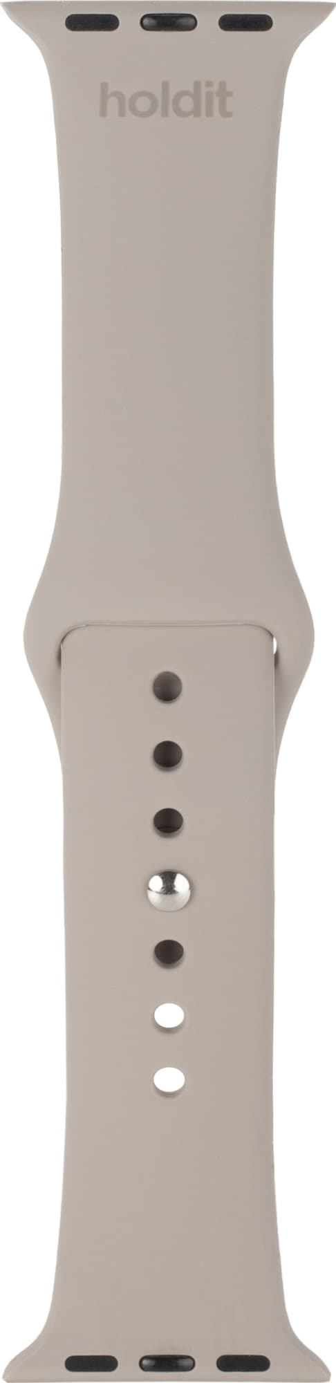 HOLDIT Apple Watch Silicone Band 30-41mm (grå)
