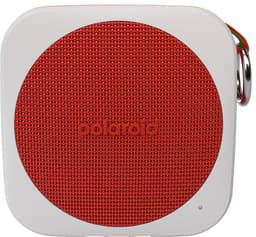 Polaroid Music P1 trådløs, transportabel højttaler (rød/hvid)
