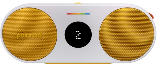 Polaroid Music P2 trådløs bærbar høyttaler (gul/hvit)