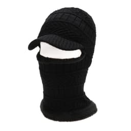 Strikket Vinter Balaclava Hat Sort