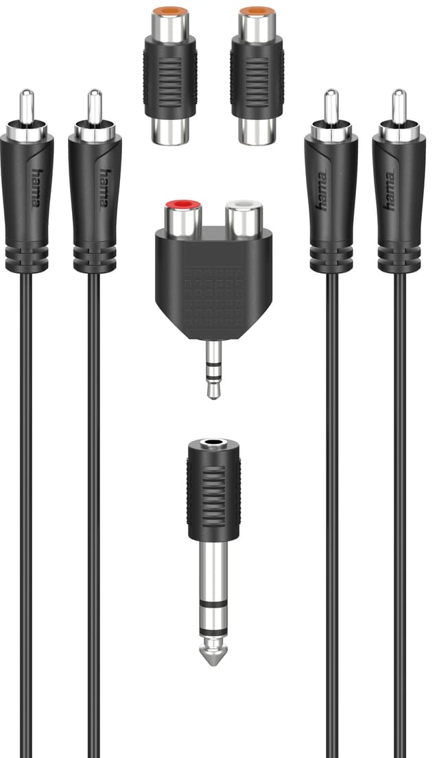 Hama RCA ljudkabelkit (2.5m)